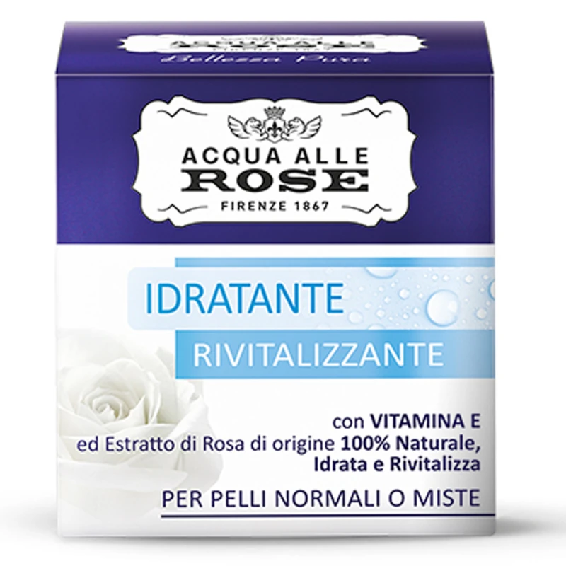 Jabel Profumeria Acqua alle Rose - Crema Viso Idratante Rivitalizzante