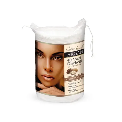 Jabel Profumeria Cotton Sound - Argan Maxi Dischetti Uso Cosmetico Double Face