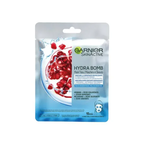 Jabel Profumeria Garnier - Maschera in Tessuto - Super Idratante Energizzante per Pelli da Dissetare