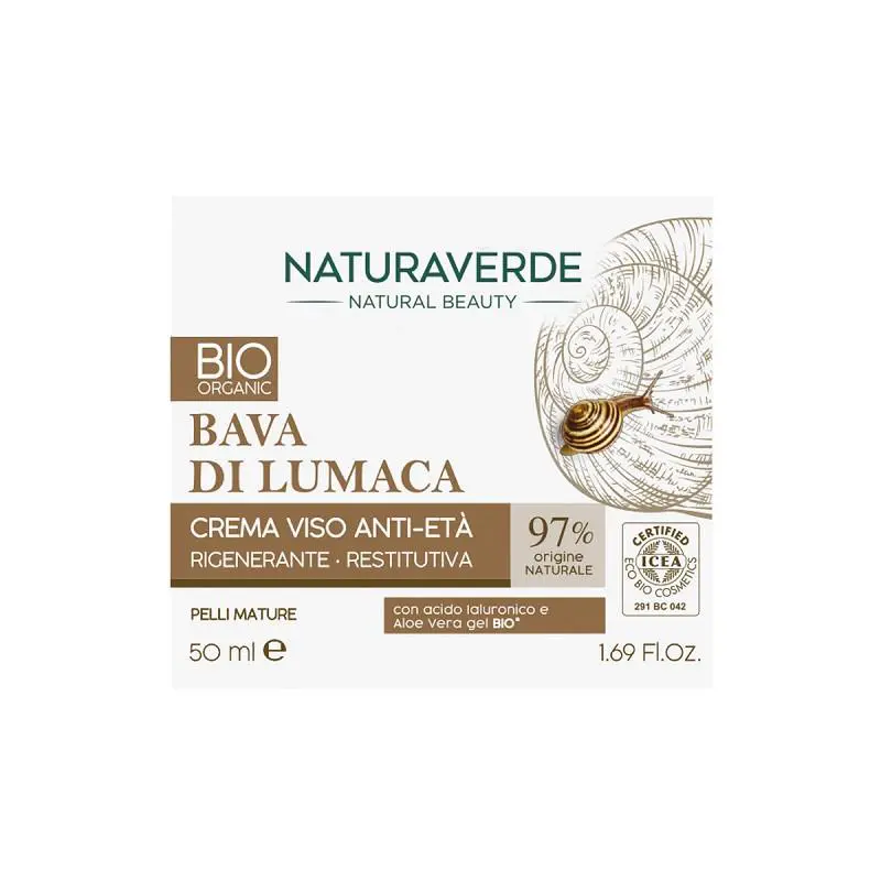 Jabel Profumeria Natura Verde - Bio Crema Viso Antietà Bava di Lumaca