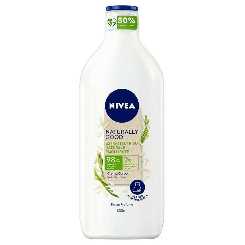 Jabel Profumeria Nivea - Naturally Good B/L Estratto di Riso 350ML