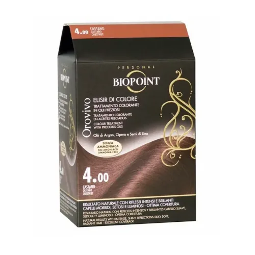 Jabel Profumeria Biopoint - Orovivo Trattamento Colorante n4.00 Castano
