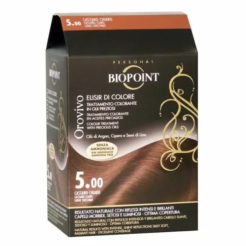 Jabel Profumeria Biopoint - Orovivo Trattamento Colorante n5.00 Castano Chiaro