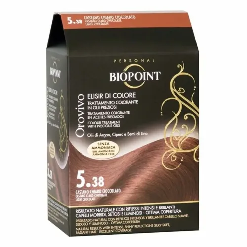 Jabel Profumeria Biopoint - Orovivo Trattamento Colorante n5.38 Castano Chiaro Cioccolato