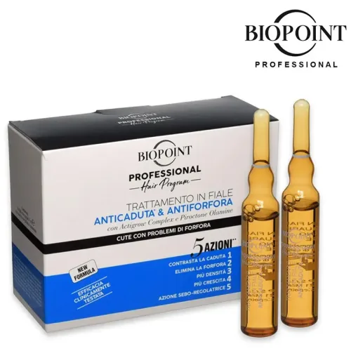 Jabel Profumeria Biopoint - Professional 10 Fiale Trattamento Anticaduta e Antiforfora