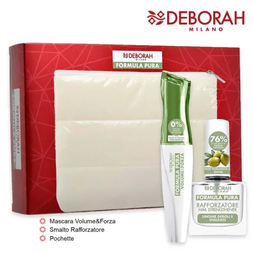 Jabel Profumeria Deborah - Formula Pura Pochette + Mascara + Rafforzatore Unghie