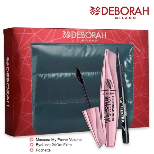 Jabel Profumeria Deborah - Pochette + Mascara 24H My Power + Eyeliner 24H Extra