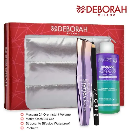 Jabel Profumeria Deborah - Pochette + Mascara Instant Volume Up To The Stars + Matita + Struccante