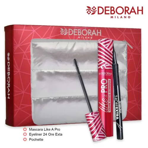 Jabel Profumeria Deborah - Pochette + Mascara Like A Pro + Eyeliner 24H Extra