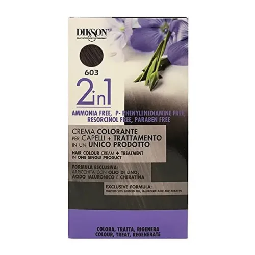 Jabel Profumeri Dikson - 2in1 Crema Colorante Senza Ammoniaca N.603 Cioccolato
