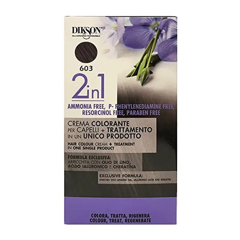 Jabel Profumeri Dikson - 2in1 Crema Colorante Senza Ammoniaca N.603 Cioccolato