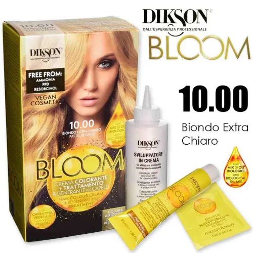 Jabel Profumeria Dikson - Bloom Crema Colorante Senza Ammoniaca N.10.00 Biondo Extra Chiaro