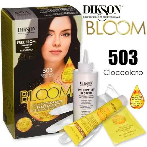 Jabel Profumeria Dikson - Bloom Crema Colorante Senza Ammoniaca N.503 Cioccolato