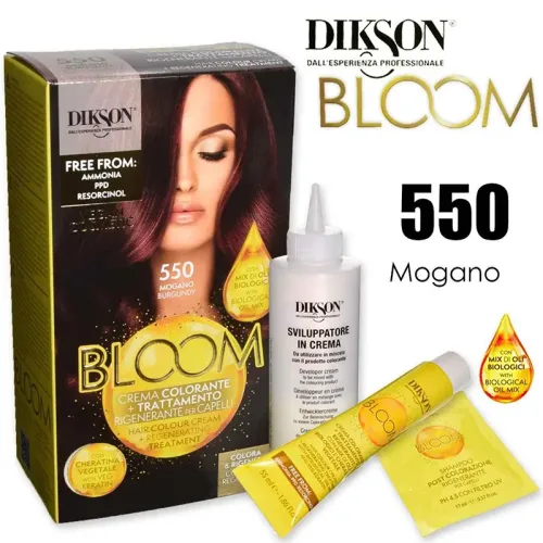 Jabel Profumeria Dikson - Bloom Crema Colorante Senza Ammoniaca N.550 Mogano