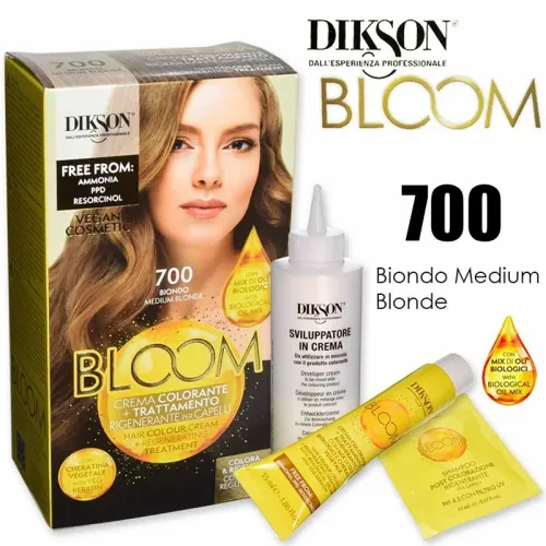 Jabel Profumeria Dikson - Bloom Crema Colorante Senza Ammoniaca N.700 Biondo