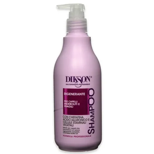 Jabel Profumeria Dikson - Shampoo Rigenerante Capelli Indeboliti Con Dosatore 500ML