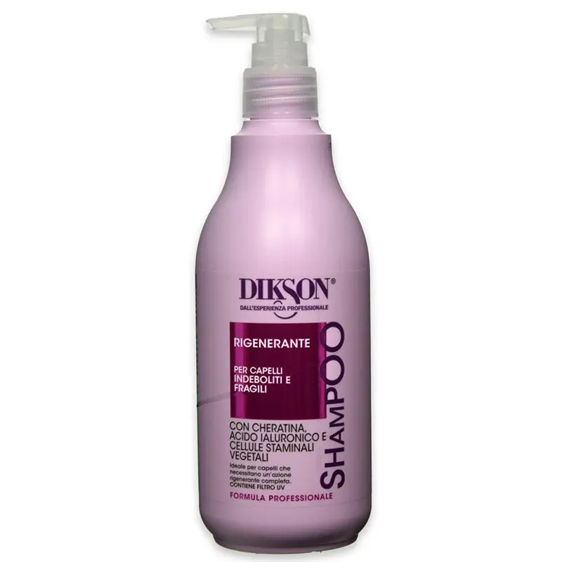 Jabel Profumeria Dikson - Shampoo Rigenerante Capelli Indeboliti Con Dosatore 500ML