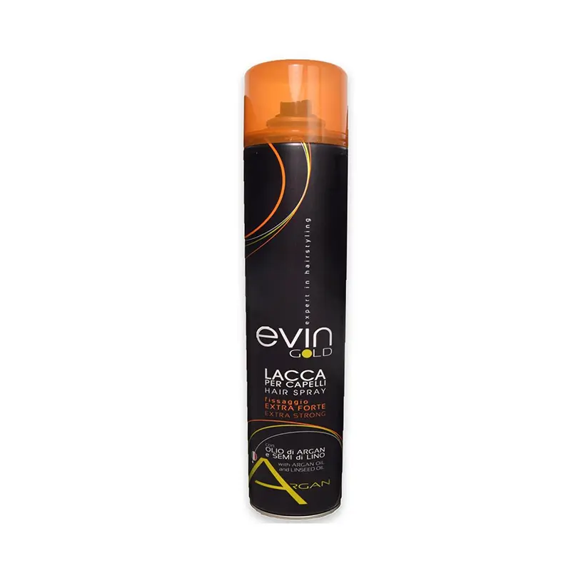 Jabel Profumeria Evin Gold - Lacca Per Capelli Fissaggio Extra Forte Argan 500ML