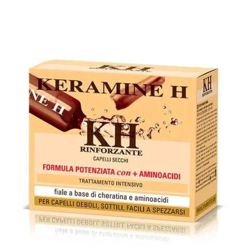 Jabel Profumeria Keramine H - Rinforzante Avorio Capelli Secchi 10 Fiale x 10ML