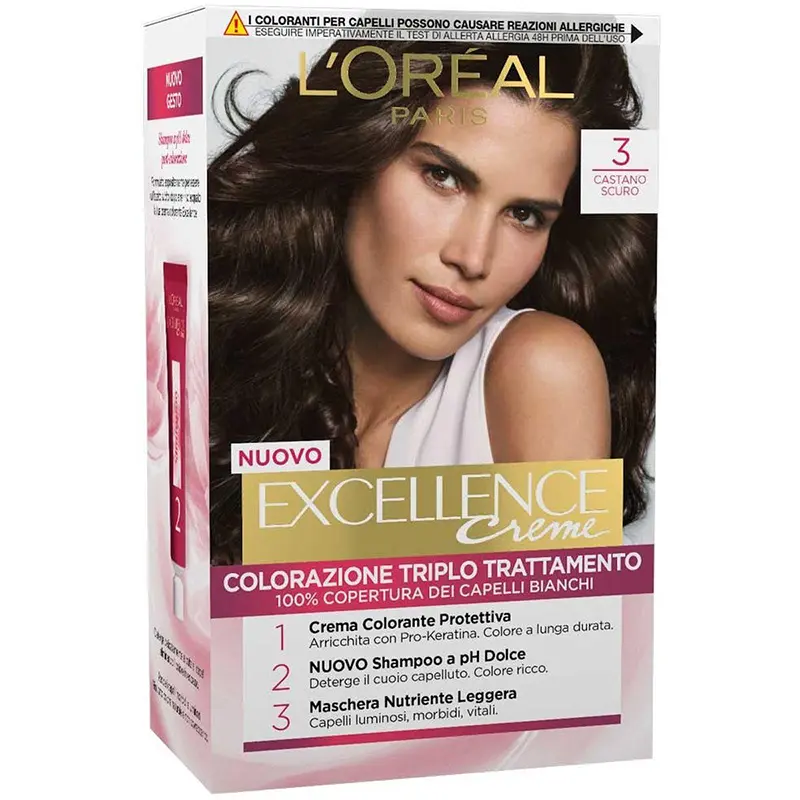 Jabel Profumeria L'Oréal Paris - Excellence 3 Castano Scuro