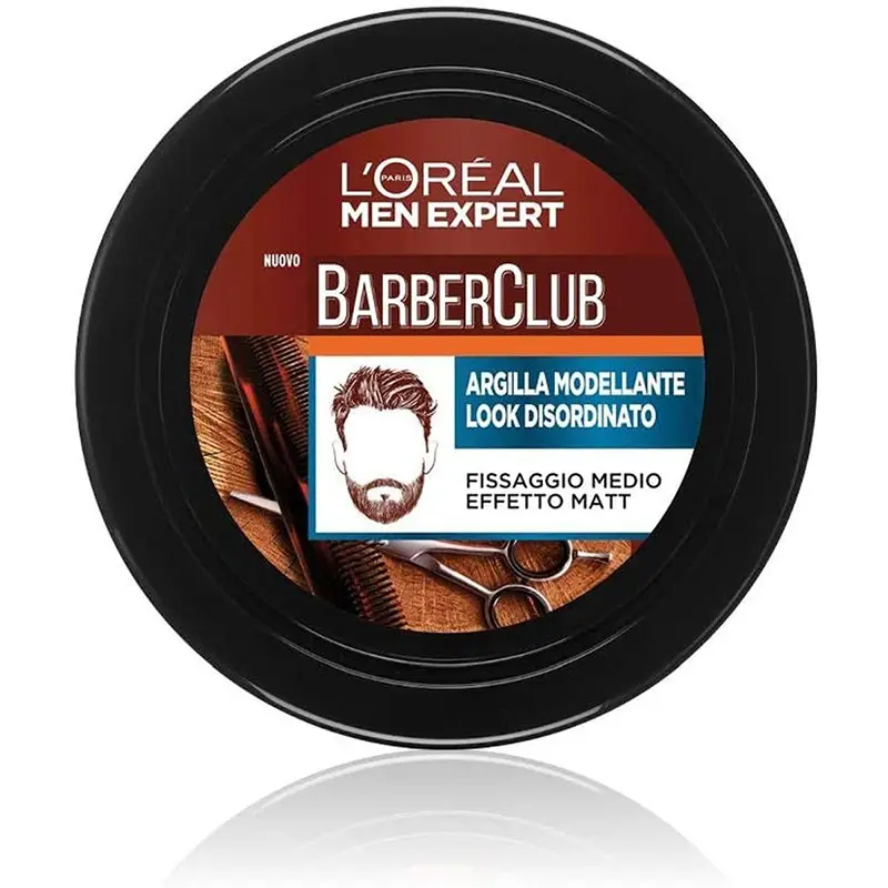 Jabel Profumeria L'Oréal Paris - Men Expert Barber Club Argilla Modellante Look Disordinato