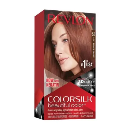 Jabel Profumeria Revlon - Colorsilk Ultra Light Natural Castano Ramato Chiaro 55