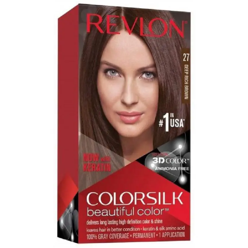 Jabel Profumeria Revlon - Colorsilk Ultra Light Natural Castano Scuro Intenso 27