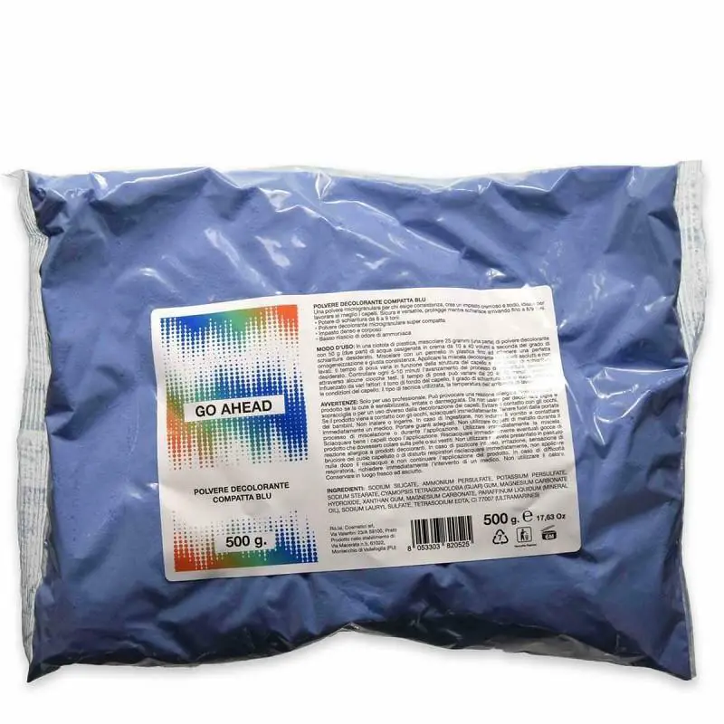 Jabel Profumeria Roial Go Ahead - Polvere Decolorante Blu 500GR