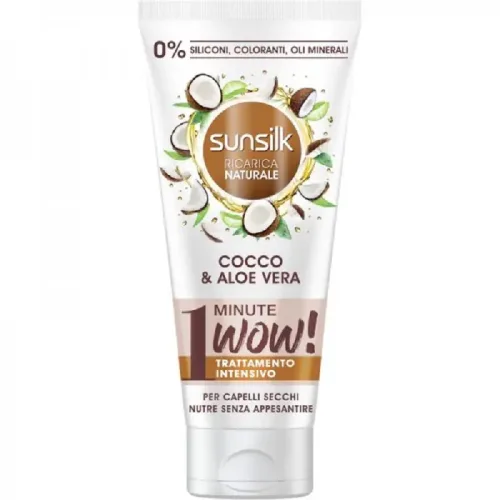 Jabel Profumeria Sunsilk - 1 Minute Ricarica Naturale Maschera Capelli Secchi