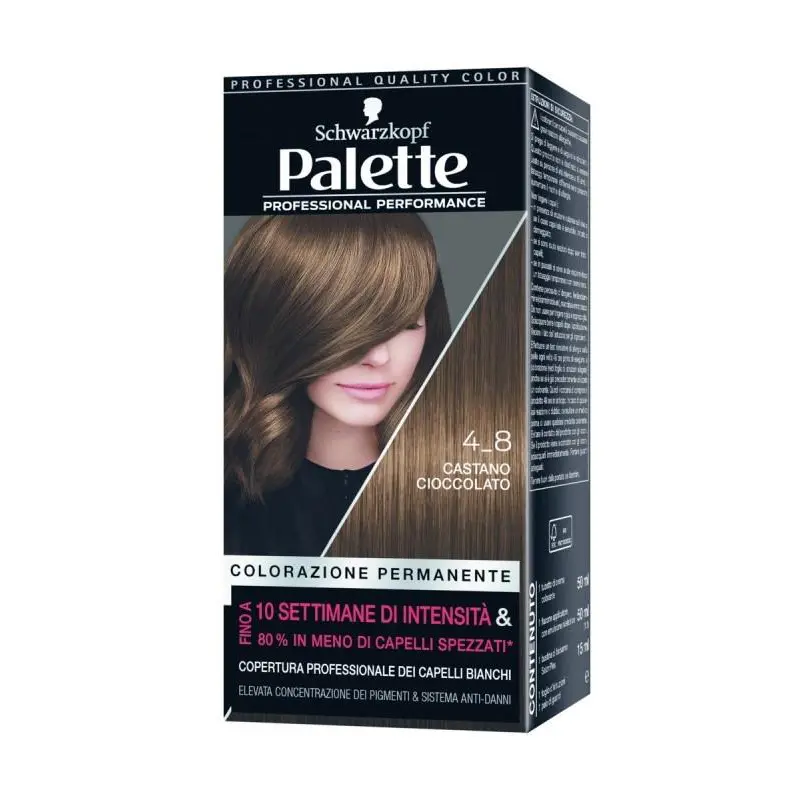 Jabel Profumeria Testanera - Palette Professional Performance N.4-8 Castano Cioccolato
