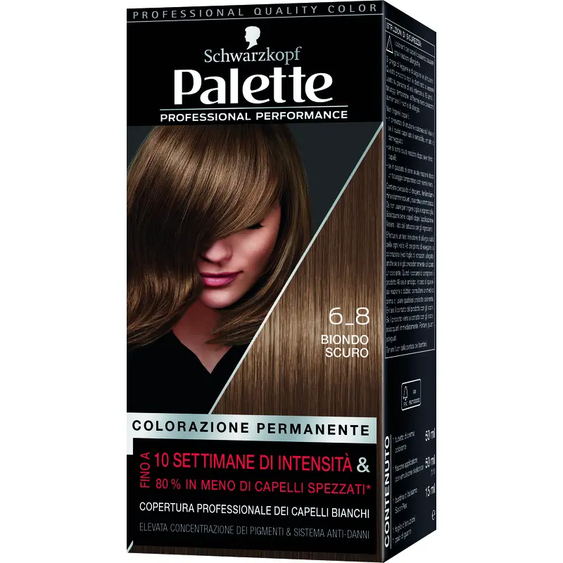 Jabel Profumeria Testanera - Palette Professional Performance N.6-8 Biondo Scuro