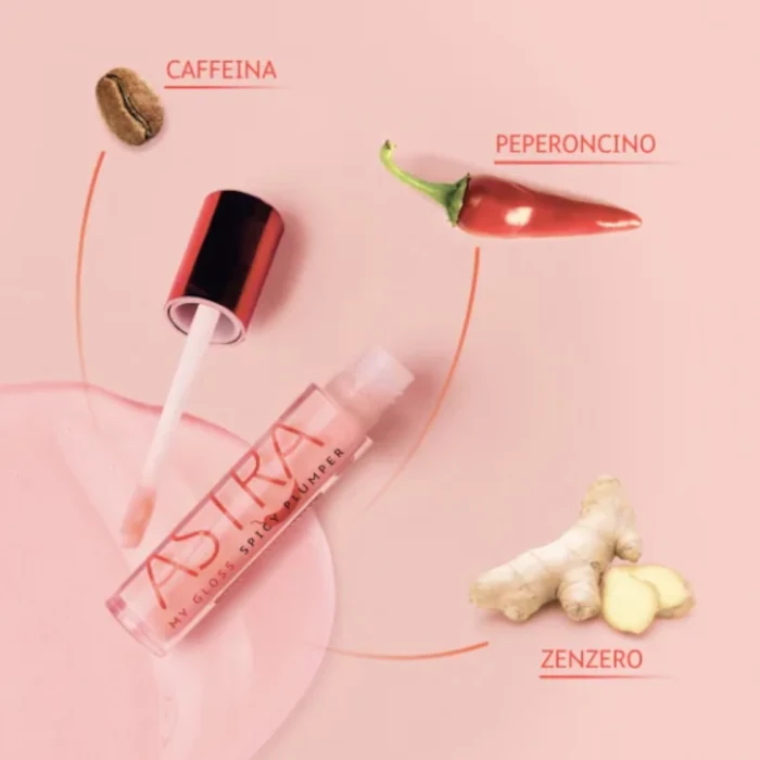 Jabelprofumeria-makeup-astra lipgloss volumizzante al peproncino- My gloss spicy plumper