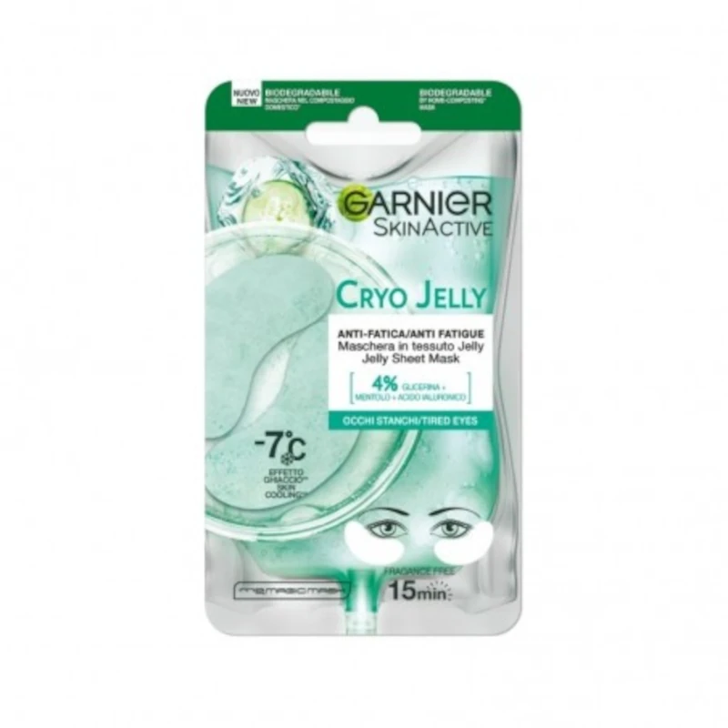 Jabel Profumeria-Garnier - Maschera contorno occhi- Skinactive Cryo Gelly - Patch occhi anti-fatica