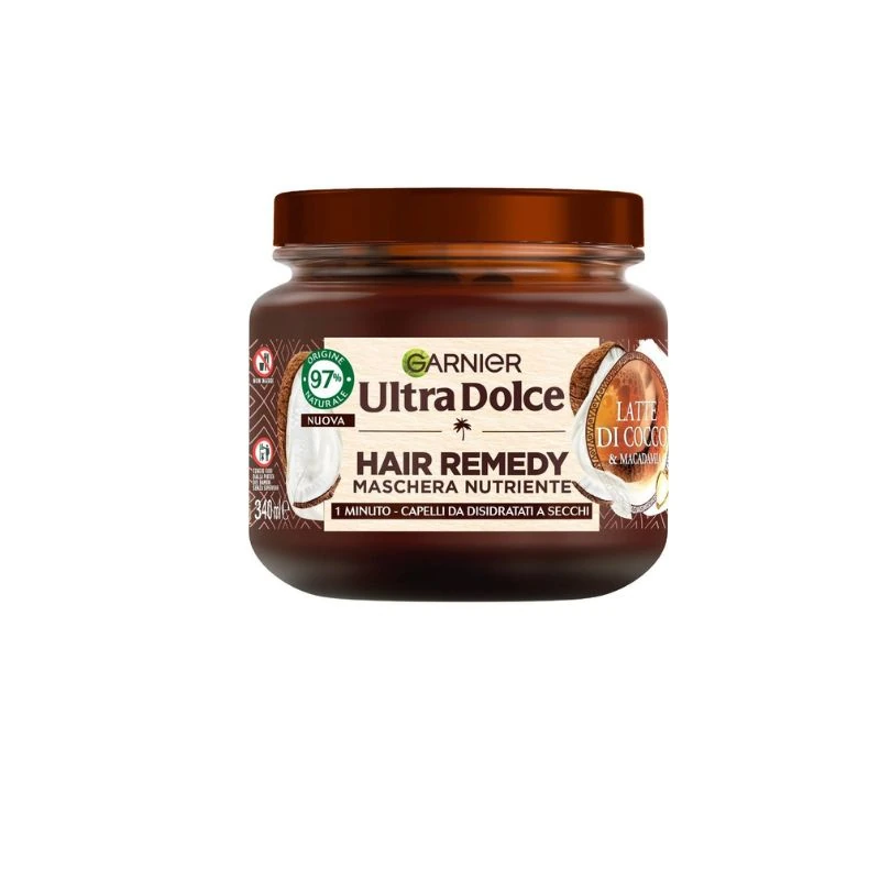Jabel Profumeria Jabel Profumeria Garnier Maschera Idratante Rimedio Hair Rimedy Latte di cocco