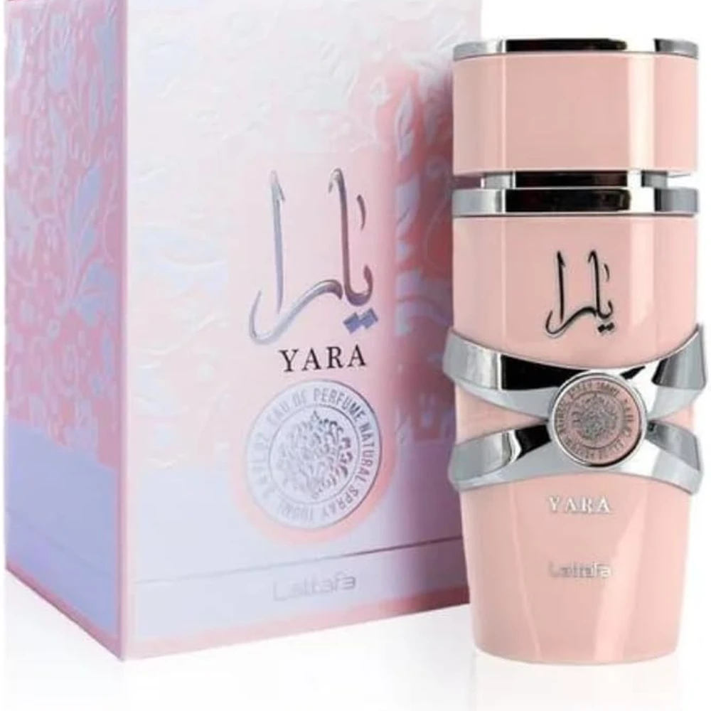 Lattafa Yara Eau de Parfum Donna 100ml – Profumo Arabo Originale, Fragranza Floreale e Vanigliata, Lunga Durata