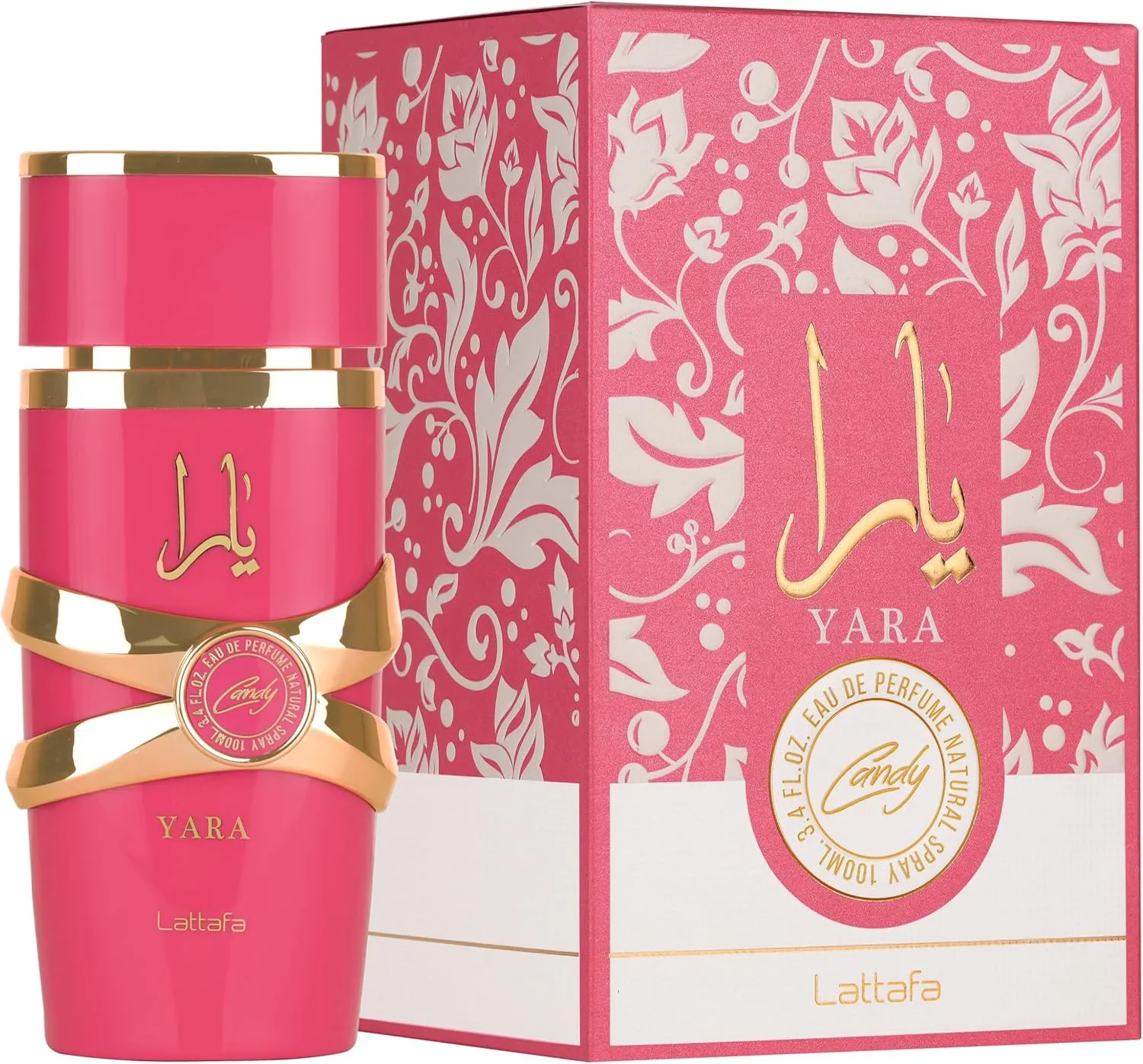 Lattafa Yara Candy Eau de Parfum Donna 100 ml – Profumo Dolce Fruttato e Sensuale